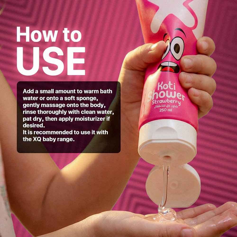 XQ Kids Koti Shower Gel – Strawberry